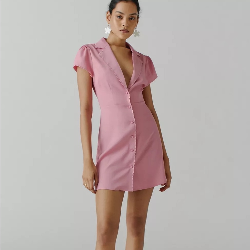 UO Betty Collar Mini Dress